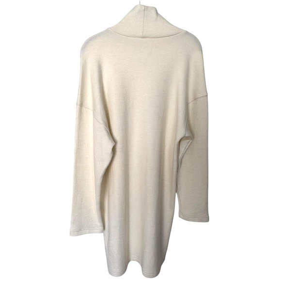 NWT OGL Free Your Movement Cream Ivory Sweater Dress Mock Neck Sz S-M - Picture 2 of 7